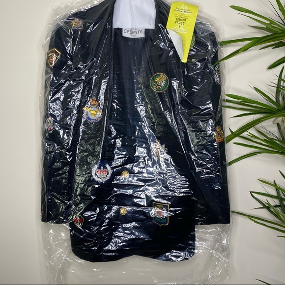 Celeste || Merlin Tailored Dickey Blazer/Jacket; Vintage inspired look. Size 10 - Picture 3 of 15